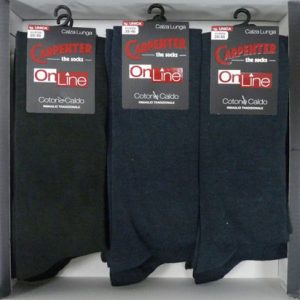 12 PAIA CALZA CORTA UOMO CARPENTER ART. 0670 REALIZZATA IN CALDO COTONE