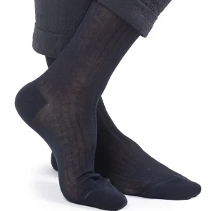 Pure Scotland Blu Notte MezzaGamba a Costine con Iniziali o Senza!