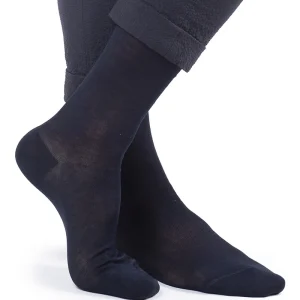 Pure Scotland Blu Notte MezzaGamba Liscia con Iniziali o Senza!