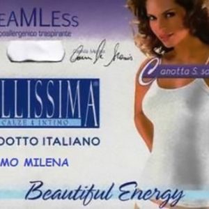 3 TOP DONNA BELLISSIMA SPALLA SOTTILE IN MICROFIBRA TAGLIA M/L COLORE BIANCO