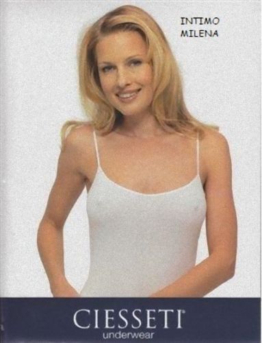 4 PEZZI CANOTTIERA DONNA BRETELLINA CST ART. 30014 IN COTONE 100% SENZA FORMA - immagine 2