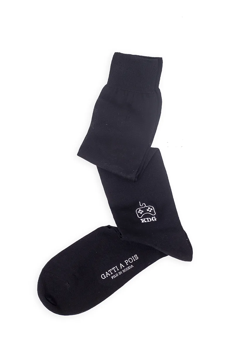 BoxLux 3 Paia di Calze a Fantasia LUNGA con IL TUO RICAMO (inviaci il Jpeg) Box Regalo Incluso - immagine 5