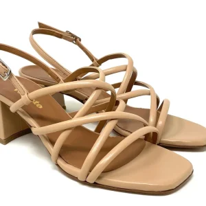 SANDALI CON TACCO VOLPATO DONNA NUDE - 153SFT NUDE