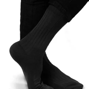 Pure Scotland Nera MezzaGamba a Costine con Iniziali o Senza!