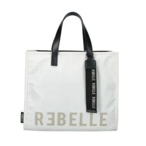 REBELLE Borsa a mano Electra Nylon Ivory