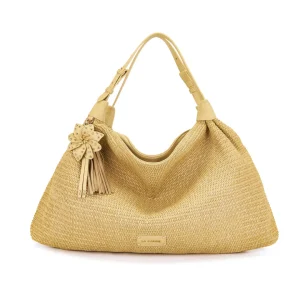 LA CARRIE Borsa Shopping La Plage Beige