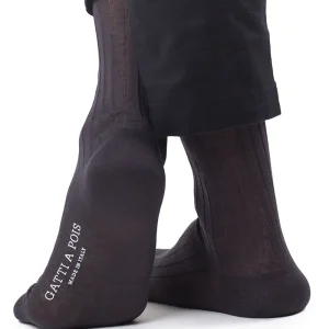 Pure Scotland Antracite MezzaGamba a Costine con Iniziali o Senza!