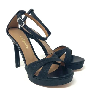 SANDALI CON TACCO VOLPATO DONNA NERO - 254MSH NERO