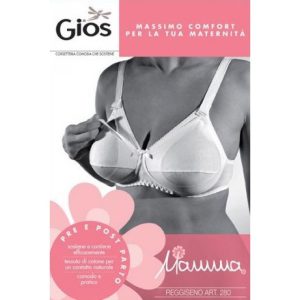 REGGISENO ALLATTAMENTO GIOS ART. 280 CON COMODE ASOLE PER L’APERTURA BIANCO 3-8