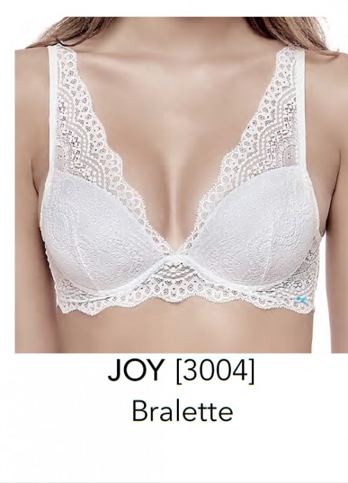 REGGISENO BRALETTE INFIORE ART. 3004 CON FERRETTO IN PIZZO COPPE SEMI IMBOTTITE - immagine 5