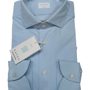 XACUS – CAMICIA ELASTICIZZATA CELESTE