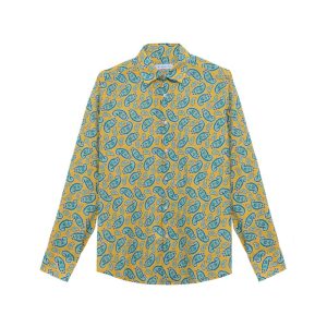 MANUEL RITZ – CAMICIA LAVATA CON FANTASIA 100& COTONE