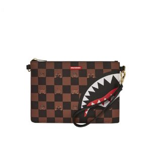 SPRAYGROUND – POUCHETTE PEEKING CHARACTER CHECK 910B7509NSZ