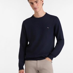 HARMONT & BLAINE – MAGLIONE GIROCOLLO CON DETTAGLI A CONTRASTO HRP007030187