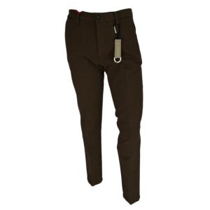 MANUEL RITZ – PANTALONE IN COTONE STRETCH