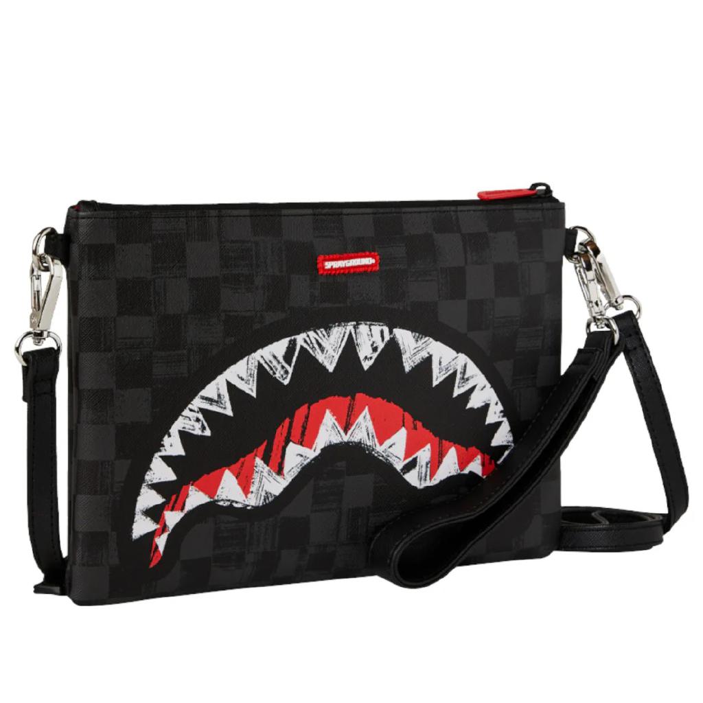 SPRAYGROUND – 910B8229NSZ SCRIBBLE SHARK CROSSOVER CLUTCH - immagine 5