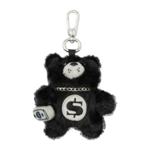 910K8353NSZ FUR CRAY BLACK BEAR CUB KEYCHAIN