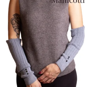 Manicotti o Scaldamuscoli Carta da Zucchero anche con Iniziali o Nome Ricamati