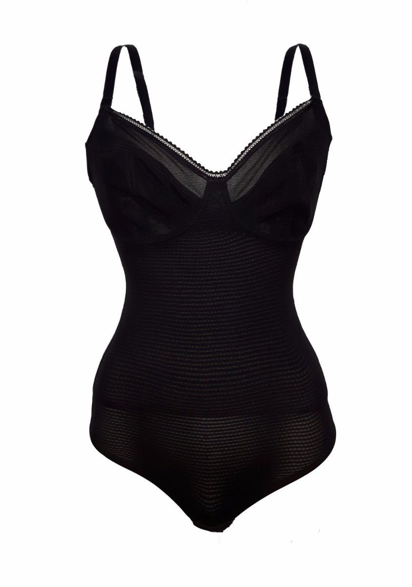 BODY DONNA LEPEL ART. 404 IN COPPA C e D CON FERRETTO REALIZZATO IN TULLE - immagine 3