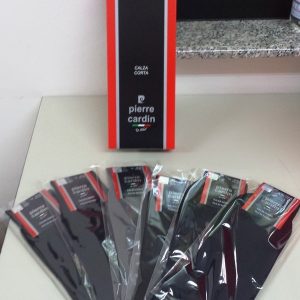 6 PAIA CALZA UOMO LUNGO PIERRE CARDIN ART.4080 IN COTONE FILO DI SCOZIA RASATO
