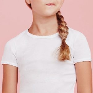 3 T- SHIRT MANICA CORTA BIMBA ELLEPI ART. 4290 MAGLIA IN COTONE GIROCOLLO