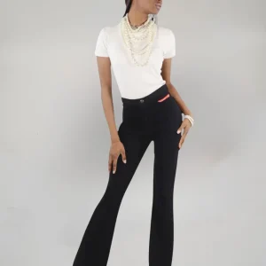 Pantalone Georgia a vita alta