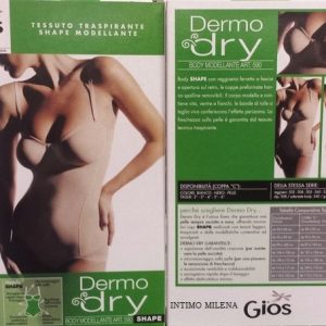 BODY DONNA GIOS ART. 590 IN COPPA C TESSUTO TRASPIRANTE DERMODRY 3-4-5-6