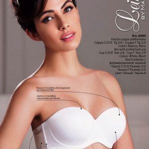 REGGISENO LEILIEVE ELEGANCE ART. 6004 A FASCIA COPPA C-D-E PREFORMATA CON FERRETTO