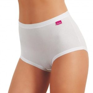 6 PEZZI SLIP DONNA JADEA ART. 787 COULOTTE VITA ALTA COTONE MODAL ELASTICIZZATO
