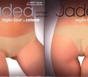 3 SLIP DONNA BRASILIANA TAGLIO LASER JADEA ART 8001 IN COTONE SENZA CUCITURE