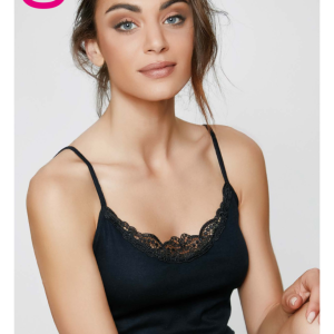 CANOTTA DONNA S/S 9000 PIZZO