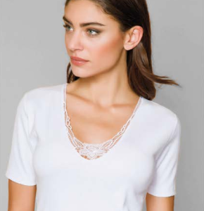 CAMICIOLA DONNA M/M 9202 PIZZO