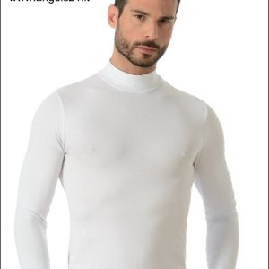 LUPETTO UOMO ANGELS 21 MANICA LUNGA ART. 75 IN COTONE BIELASTICO MANICA LUNGA