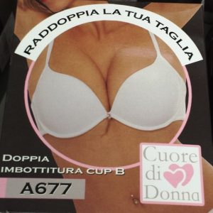REGGISENO ARIS ART. A677 CON COPPA PREFORMATA IN MICROFIBRA LISCIA ELASTICIZZATA
