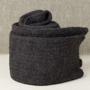 Calze Mezzagamba in Alpaca color Antracite con Iniziali o Senza!