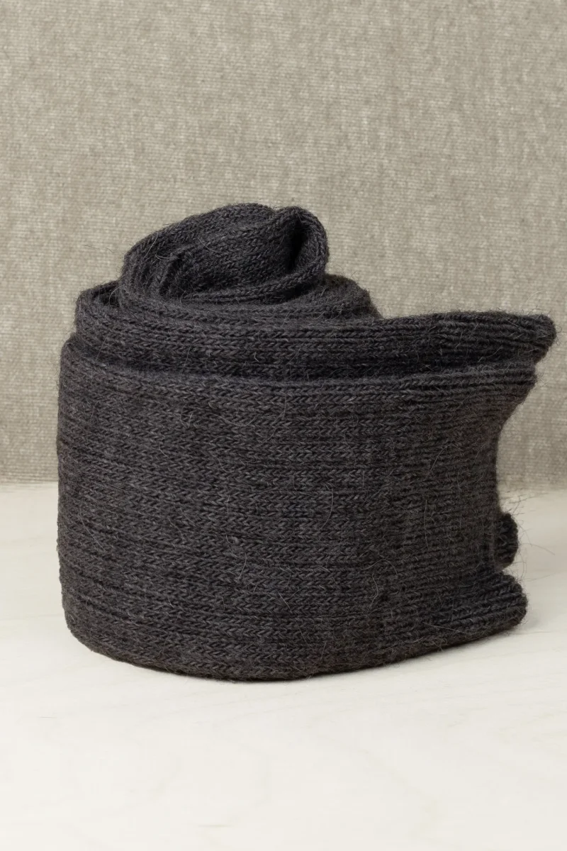 Calze Mezzagamba in Alpaca color Antracite con Iniziali o Senza!