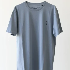 T-Shirt Made in Italy color Azzurra a Manica Corta con Iniziali o Senza!