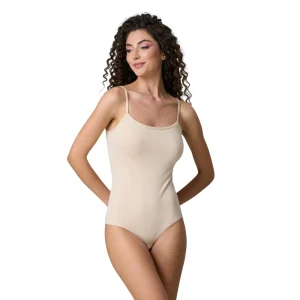 Body con Spalline Sottili in Cotone 4155 – Jadea