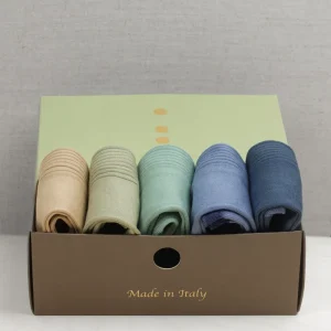 Box N.5 Calzini Donna Puro Filo di Scozia Nuova Collezione con Iniziali o Senza!