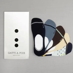 Box (5pz) Salvapiedi in Puro Cotone Classic Man con con Iniziali o Senza!