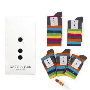 #Fightthestroke Big Family Box da 5 Calze