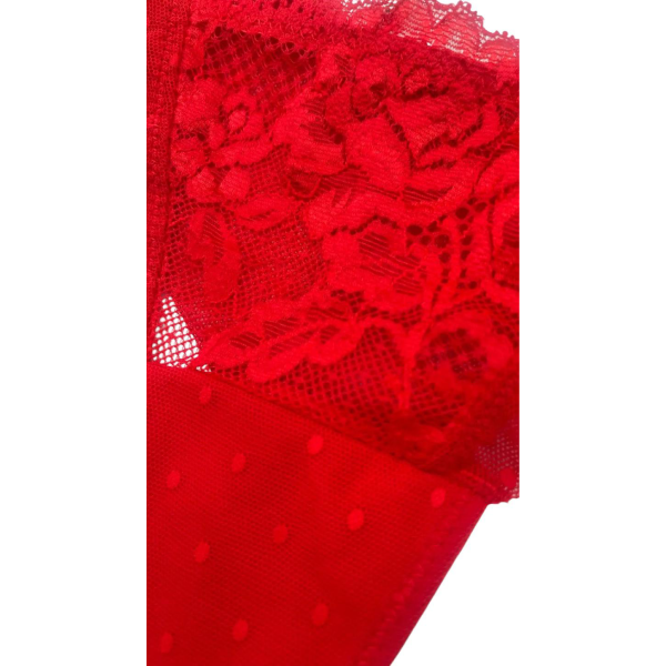 Brasiliano ‘V’ Rosso 101263 – LoveAndBra - immagine 3