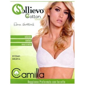 REGGISENO INFIORE ART. CAMILLA IN COTTON TOUCH PREFORMATO CON FERRETTO IN COTONE