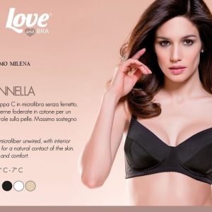 REGGISENO LOVE AND BRA ART. CANNELLA COPPA C IN MICROFIBRA SENZA FERRETTO