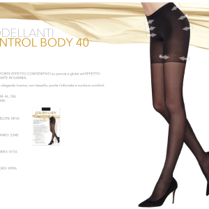 COLLANT GOLDEN LADY CONTROL BODY 40 DEN CONTENITIVO MODELLANTE RIPOSANTE