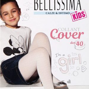 12 PAIA COLLANT BIMBA BELLISSIMA ART. COVER 40 DENARI IN NYLON OPACO CON CORPINO