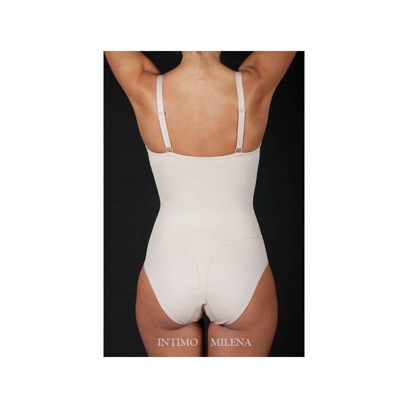 BODY SELENE ART CRISTINA CON FERRETTO IN COPPA C SENZA IMBOTTITURA IN MICROFIBRA - immagine 3