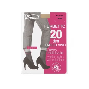 Calzino Velato a Taglio Vivo Furbetto20 – Vignoni