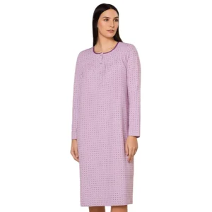 Camicia Da Notte Serafino in Interlock di Cotone 92077 – Linclalor