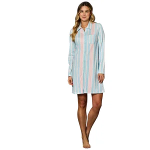 Camicia da Notte Aperta in Interlock di Cotone 92208 – Linclalor